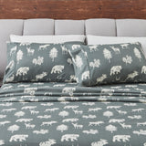 4-Piece Lodge Microfiber Sheet - Mountain Ridge Collection