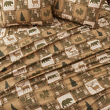 4-Piece Lodge Microfiber Sheet - Mountain Ridge Collection