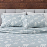 4-Piece Lodge Microfiber Sheet - Mountain Ridge Collection