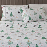 4-Piece Lodge Microfiber Sheet - Mountain Ridge Collection