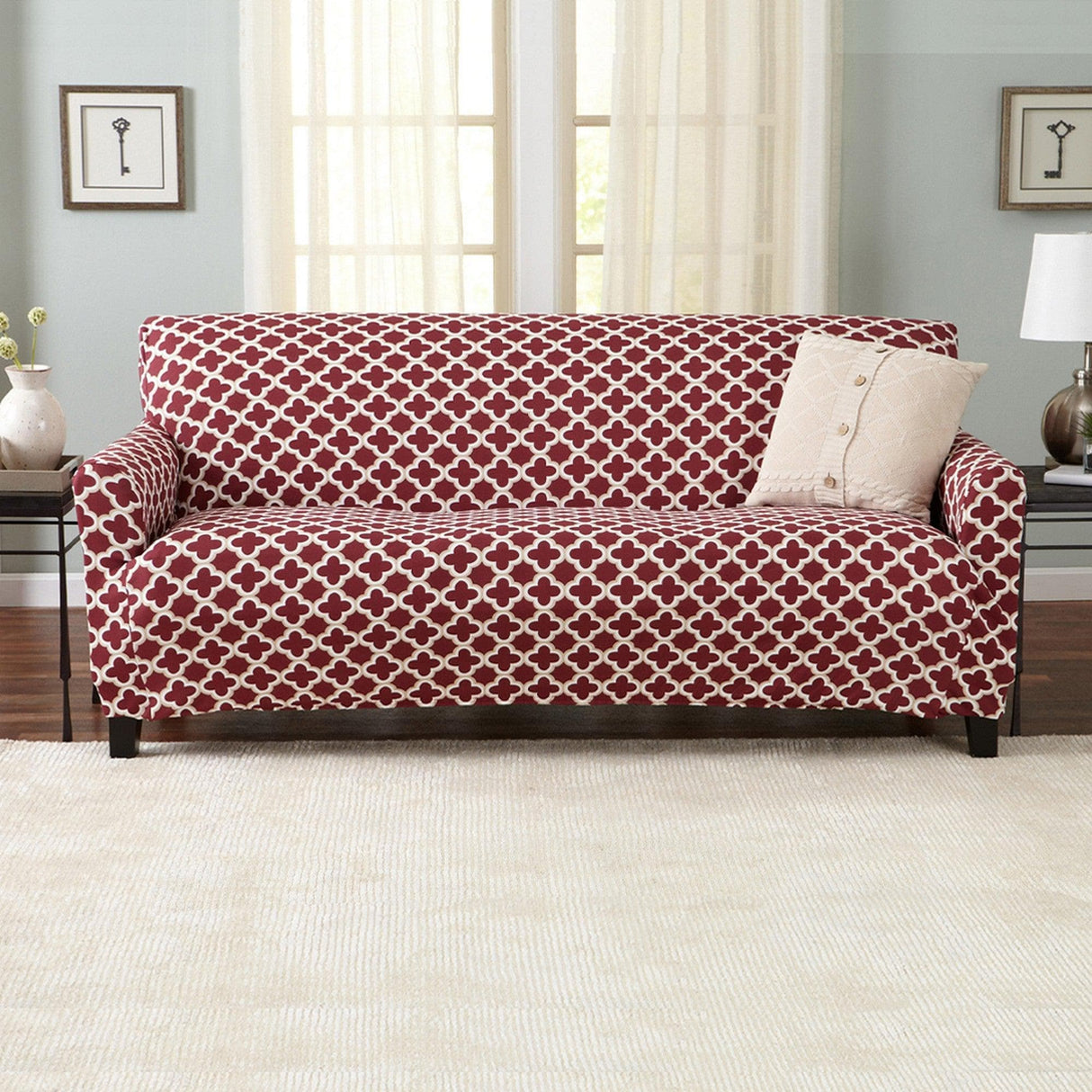 Twill Stretch Slipcover - Fallon Collection