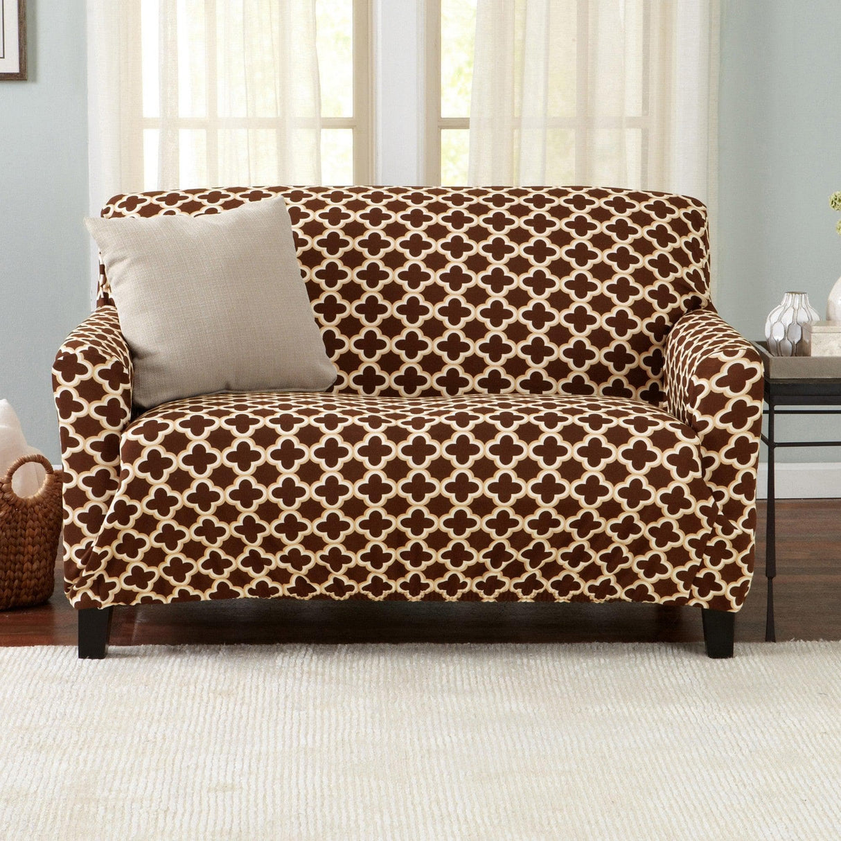 Twill Stretch Slipcover - Fallon Collection