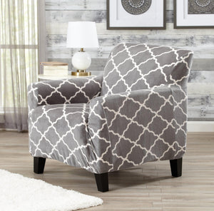 Velvet Plush Form Fit Stretch Slipcover - Magnolia Collection