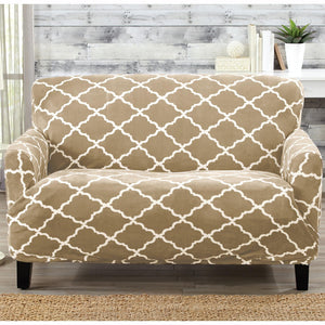 Velvet Plush Form Fit Stretch Slipcover - Magnolia Collection