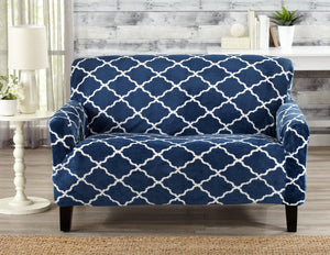 Velvet Plush Form Fit Stretch Slipcover - Magnolia Collection