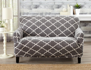 Velvet Plush Form Fit Stretch Slipcover - Magnolia Collection
