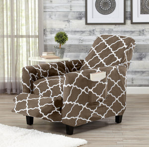 Velvet Plush Form Fit Stretch Slipcover - Magnolia Collection