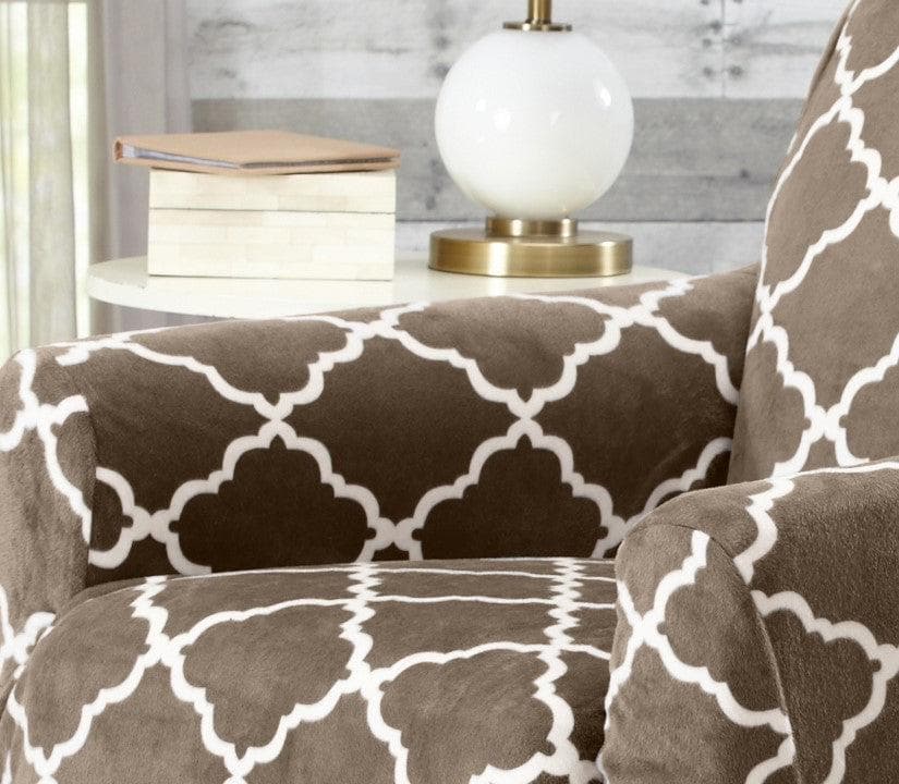 Velvet Plush Form Fit Stretch Slipcover - Magnolia Collection