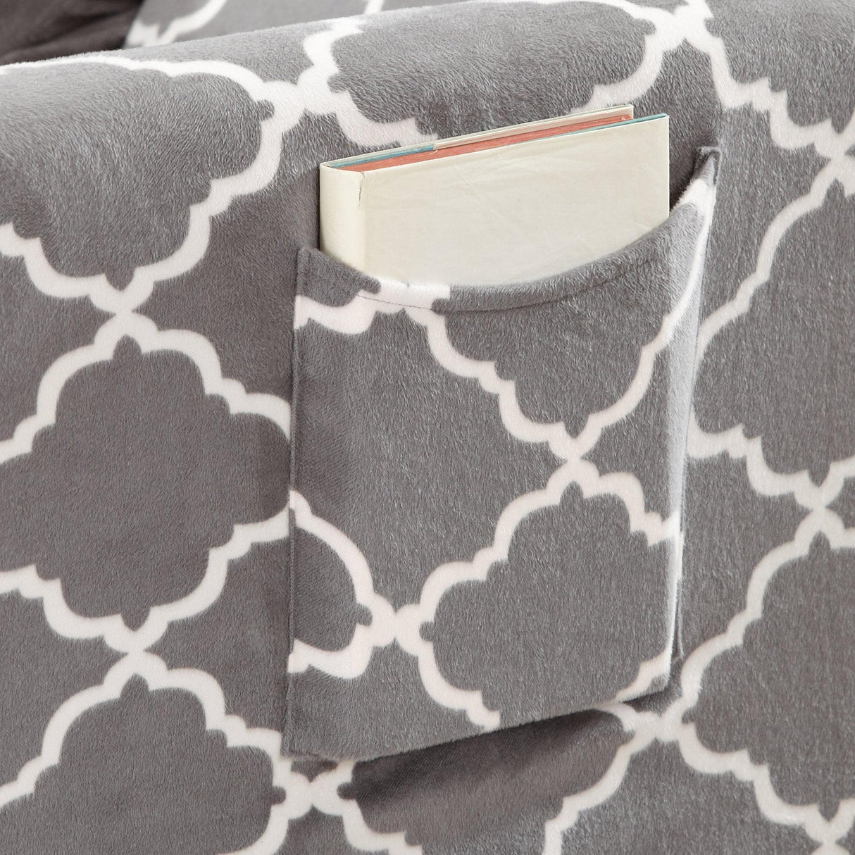 Velvet Plush Form Fit Stretch Slipcover - Magnolia Collection