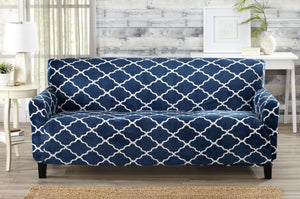 Velvet Plush Form Fit Stretch Slipcover - Magnolia Collection