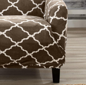 Velvet Plush Form Fit Stretch Slipcover - Magnolia Collection