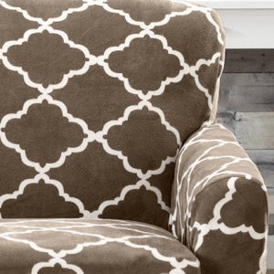 Velvet Plush Form Fit Stretch Slipcover - Magnolia Collection