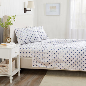 4-Piece Coastal Microfiber Sheet Set - Nantucket Collection