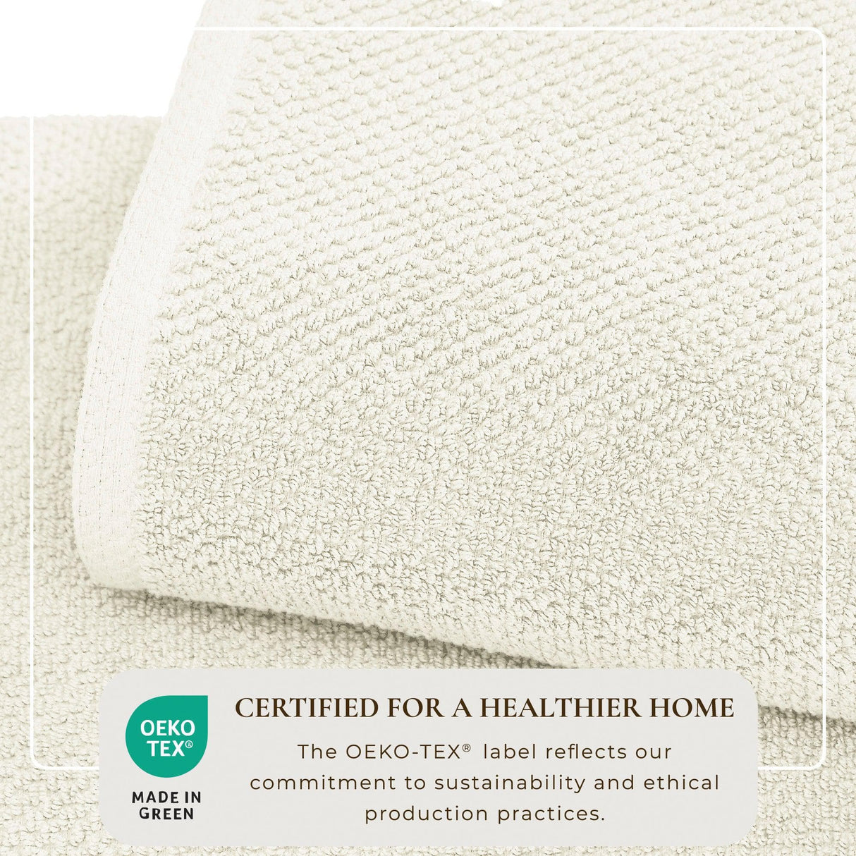 greatbayhome Bath Towels & Washcloths Cotton Textured Bath Towel Set - Acacia Collection Cotton Textured Bath Towel Set | Acacia Collection by Great Bay Home
