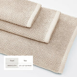 greatbayhome Bath Towels & Washcloths Cotton Textured Bath Towel Set - Acacia Collection Cotton Textured Bath Towel Set | Acacia Collection by Great Bay Home