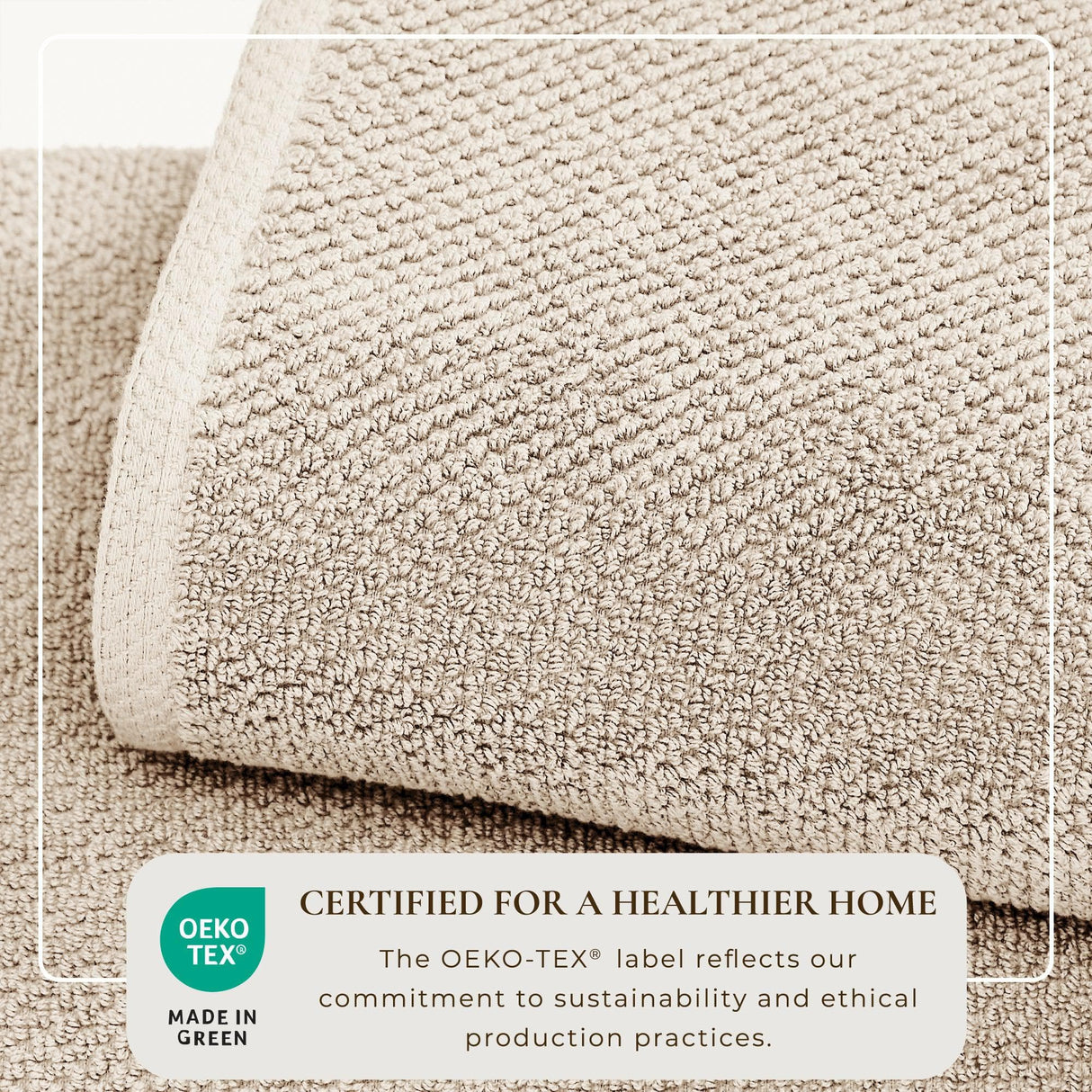 greatbayhome Bath Towels & Washcloths Cotton Textured Bath Towel Set - Acacia Collection Cotton Textured Bath Towel Set | Acacia Collection by Great Bay Home