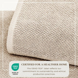 greatbayhome Bath Towels & Washcloths Cotton Textured Bath Towel Set - Acacia Collection Cotton Textured Bath Towel Set | Acacia Collection by Great Bay Home
