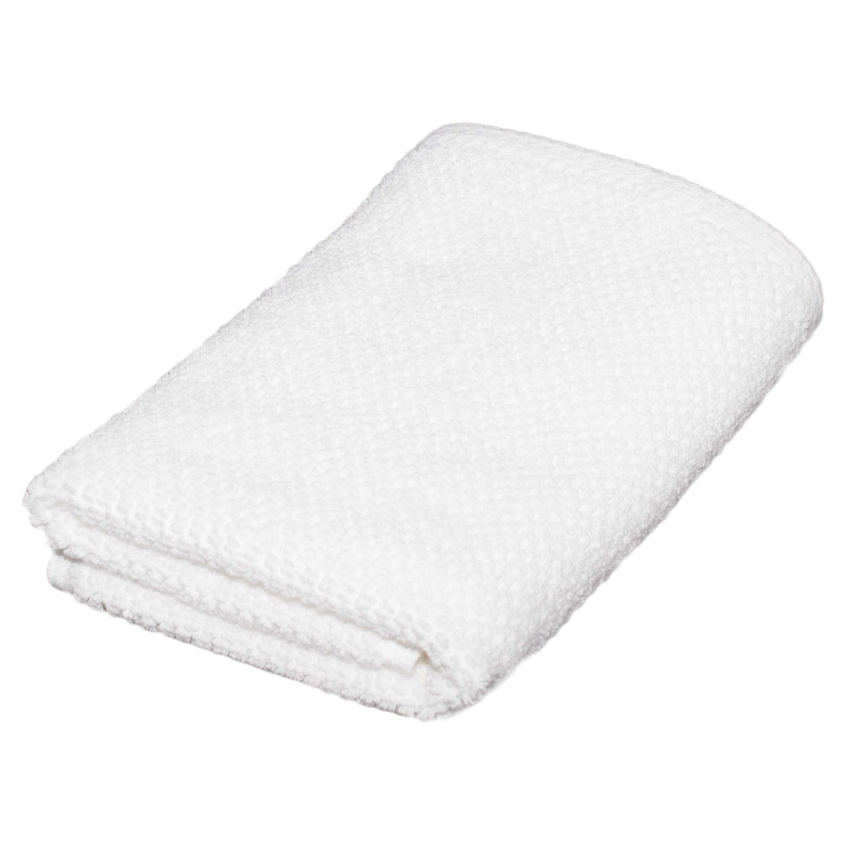 greatbayhome Bath Towels & Washcloths Hand Towel / Optic White Cotton Textured Bath Towel Set - Acacia Collection Cotton Textured Bath Towel Set | Acacia Collection by Great Bay Home