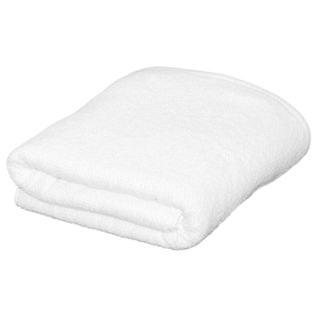 greatbayhome Bath Towels & Washcloths Bath Sheet / Optic White Cotton Textured Bath Towel Set - Acacia Collection Cotton Textured Bath Towel Set | Acacia Collection by Great Bay Home