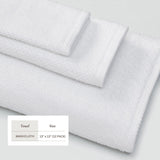 greatbayhome Bath Towels & Washcloths Cotton Textured Bath Towel Set - Acacia Collection Cotton Textured Bath Towel Set | Acacia Collection by Great Bay Home