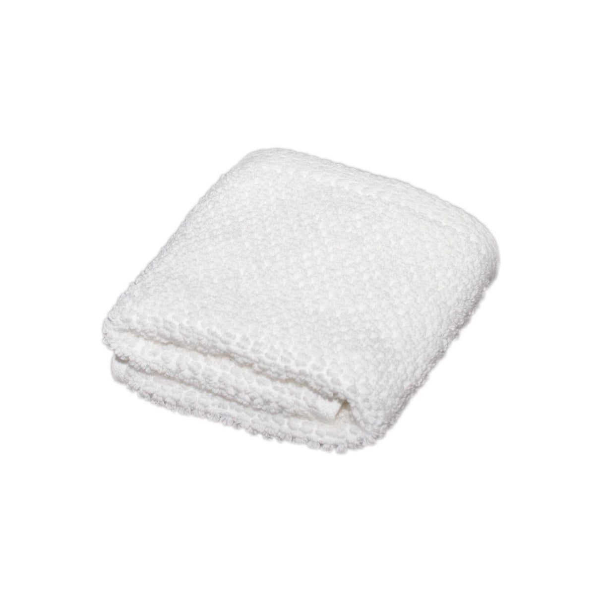 greatbayhome Bath Towels & Washcloths Washcloth / Optic White Cotton Textured Bath Towel Set - Acacia Collection Cotton Textured Bath Towel Set | Acacia Collection by Great Bay Home
