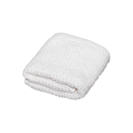 greatbayhome Bath Towels & Washcloths Washcloth / Optic White Cotton Textured Bath Towel Set - Acacia Collection Cotton Textured Bath Towel Set | Acacia Collection by Great Bay Home