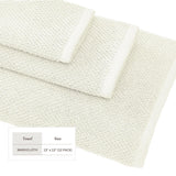 greatbayhome Bath Towels & Washcloths Cotton Textured Bath Towel Set - Acacia Collection Cotton Textured Bath Towel Set | Acacia Collection by Great Bay Home