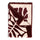 greatbayhome Beach Towels Single Oversized - 36" x 68" / Dark Terracotta / Light Terracotta Retro Leaves Oversized Retro Printed Beach Towel - St. Barts Collection Oversized Retro Printed Beach Towel | St. Barts Collection by Great Bay Home