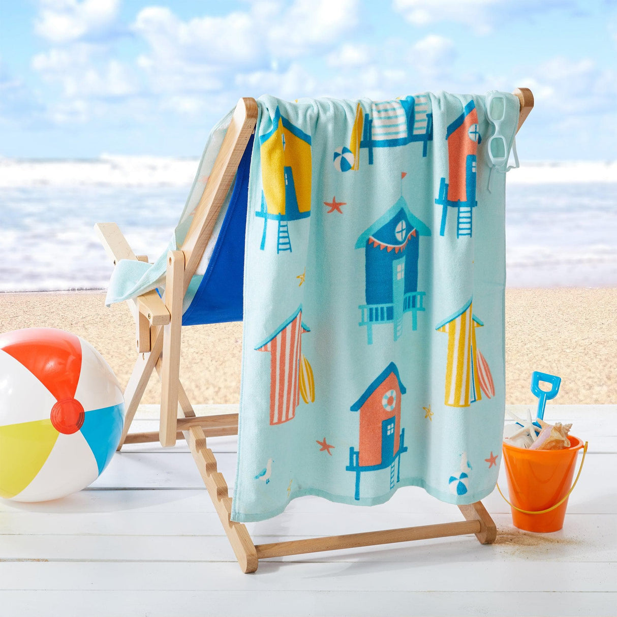 Vibrant Kids Beach Towel - Keilani Collection
