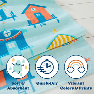 Vibrant Kids Beach Towel - Keilani Collection