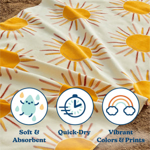 Vibrant Kids Beach Towel - Keilani Collection