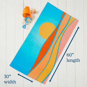 Vibrant Kids Beach Towel - Keilani Collection