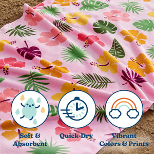 Vibrant Kids Beach Towel - Keilani Collection