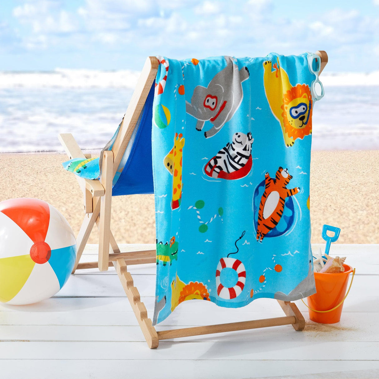 Vibrant Kids Beach Towel - Keilani Collection