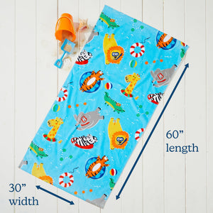 Vibrant Kids Beach Towel - Keilani Collection