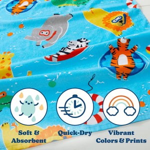 Vibrant Kids Beach Towel - Keilani Collection