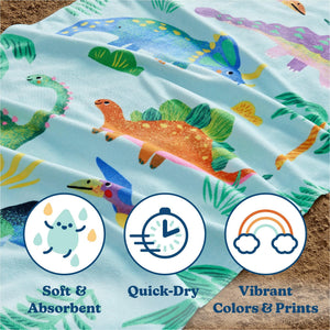 Vibrant Kids Beach Towel - Keilani Collection
