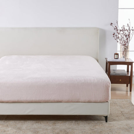 Solid-plush-fitted-sheet-velvet-luxe-collection-Bed-Sheets