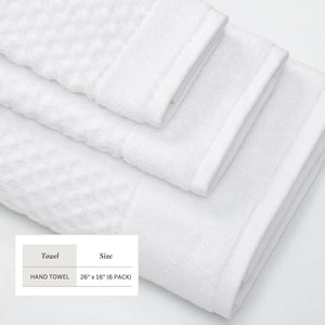 Cotton Diamond Waffle Weave Bath Towel Set - Grayson Collection