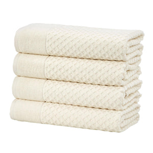 Cotton Diamond Waffle Weave Bath Towel Set - Grayson Collection