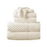 Cotton Diamond Waffle Weave Bath Towel Set - Grayson Collection