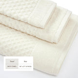 greatbayhome Cotton Diamond Waffle Weave Bath Towel Set - Grayson Collection Cotton Diamond Waffle Weave Bath Towel Set | Grayson Collection by Great Bay Home