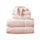 greatbayhome 6 Piece Set / Pink Cotton Diamond Waffle Weave Bath Towel Set - Grayson Collection Cotton Diamond Waffle Weave Bath Towel Set | Grayson Collection by Great Bay Home