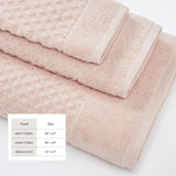 greatbayhome Cotton Diamond Waffle Weave Bath Towel Set - Grayson Collection Cotton Diamond Waffle Weave Bath Towel Set | Grayson Collection by Great Bay Home