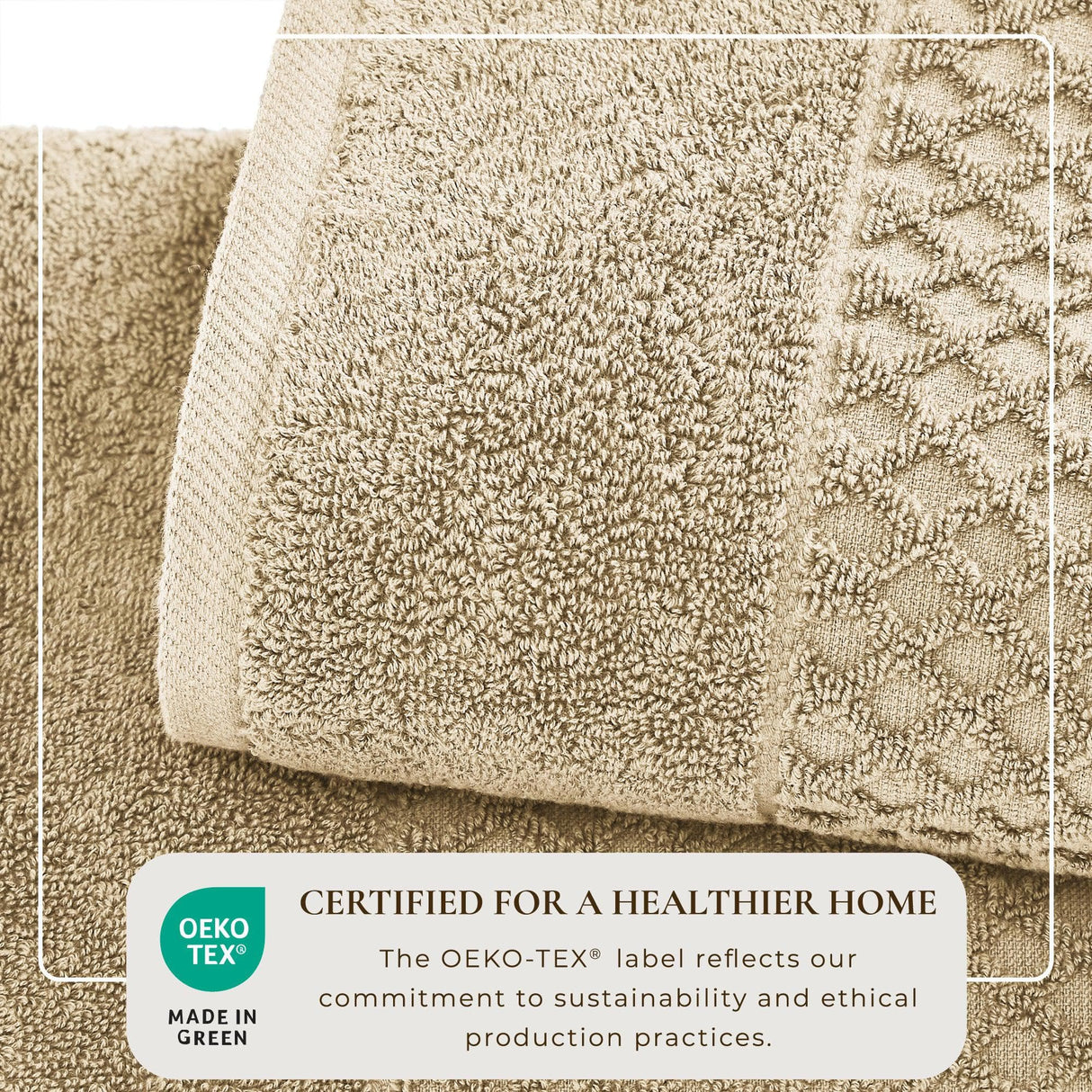 greatbayhome Cotton Diamond Waffle Weave Bath Towel Set - Grayson Collection Cotton Diamond Waffle Weave Bath Towel Set | Grayson Collection by Great Bay Home