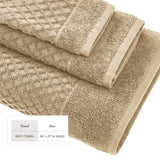 greatbayhome Cotton Diamond Waffle Weave Bath Towel Set - Grayson Collection Cotton Diamond Waffle Weave Bath Towel Set | Grayson Collection by Great Bay Home