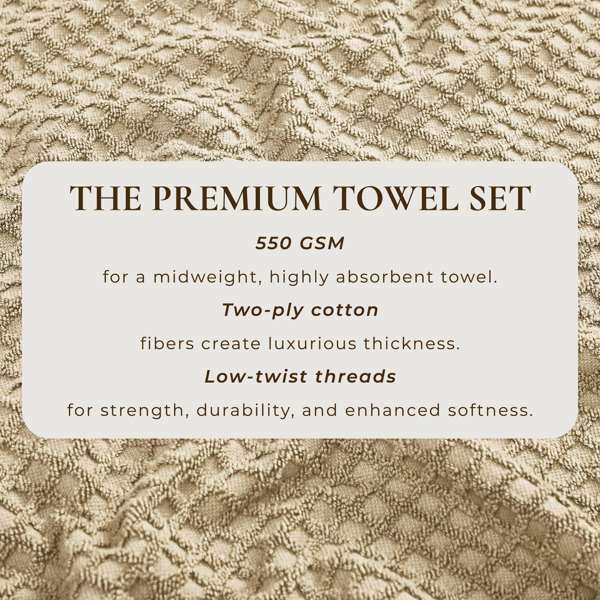 greatbayhome Cotton Diamond Waffle Weave Bath Towel Set - Grayson Collection Cotton Diamond Waffle Weave Bath Towel Set | Grayson Collection by Great Bay Home