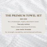 greatbayhome Cotton Diamond Waffle Weave Bath Towel Set - Grayson Collection Cotton Diamond Waffle Weave Bath Towel Set | Grayson Collection by Great Bay Home