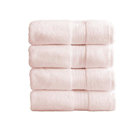 greatbayhome Bath Towel (Pack of 4) / Pink Cotton Terry Bath Towel Set - Cooper Collection Cotton Terry Quick Dry Bath Towels | Cooper Collection by Great Bay Home