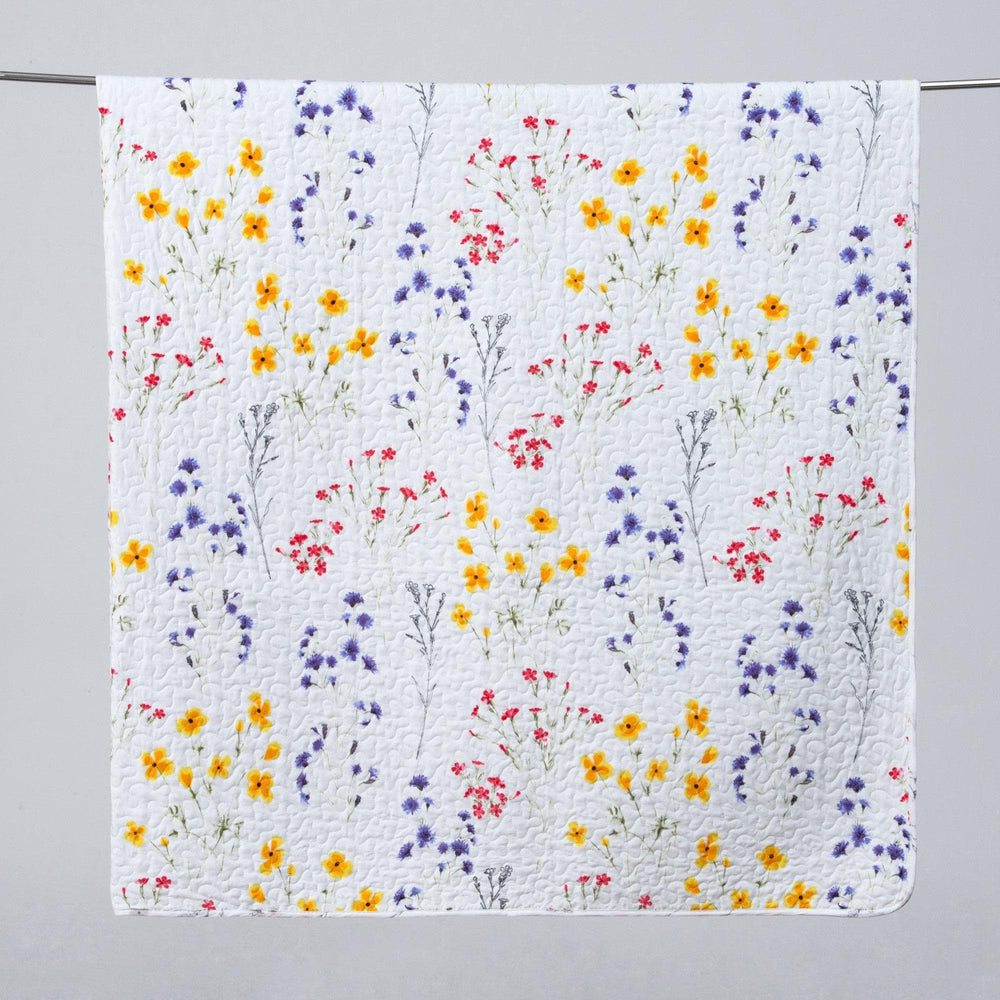 Colorful Floral 3 Piece Quilt Set - Marianne Collection